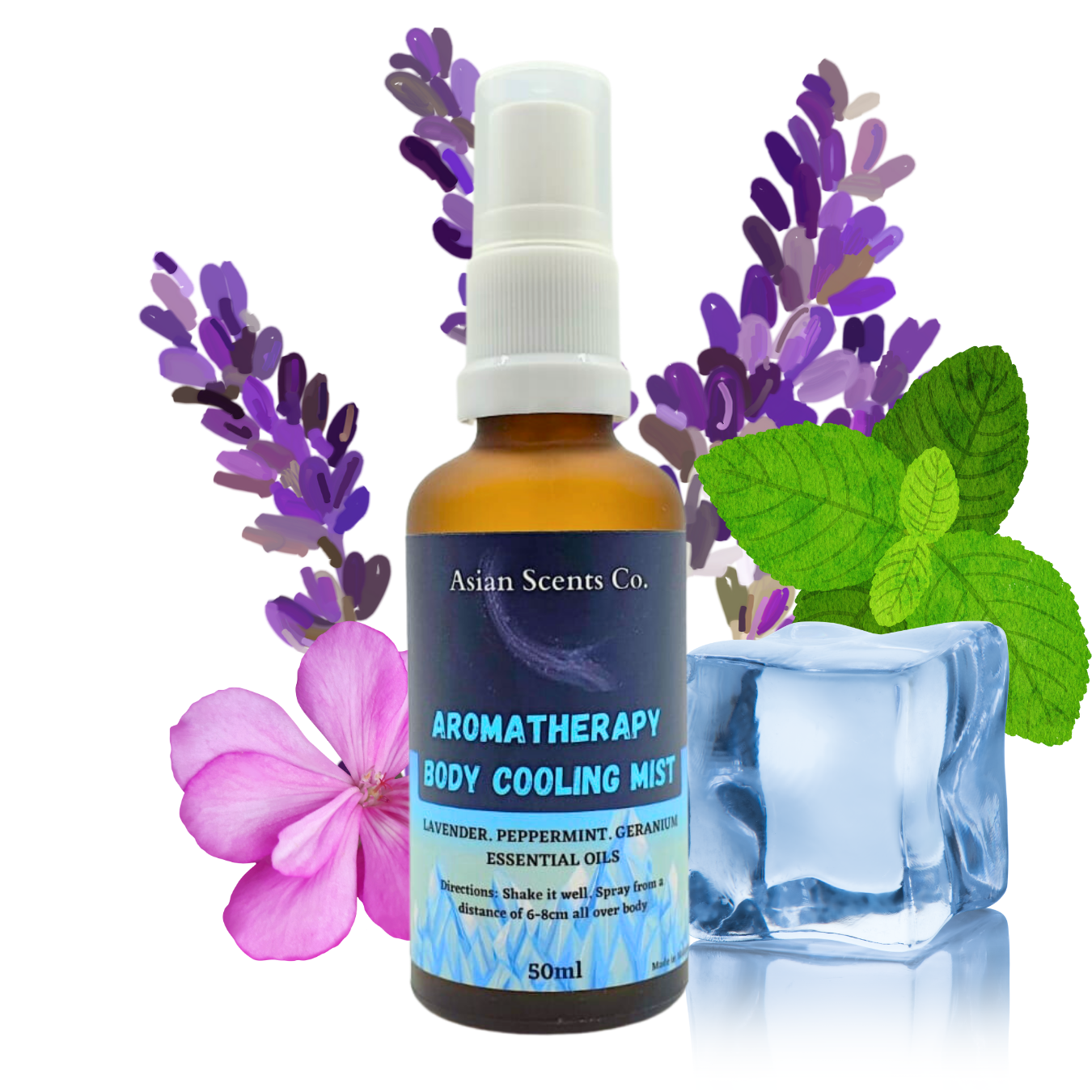 Aromatherapy Body Cooling Mist (Relax)