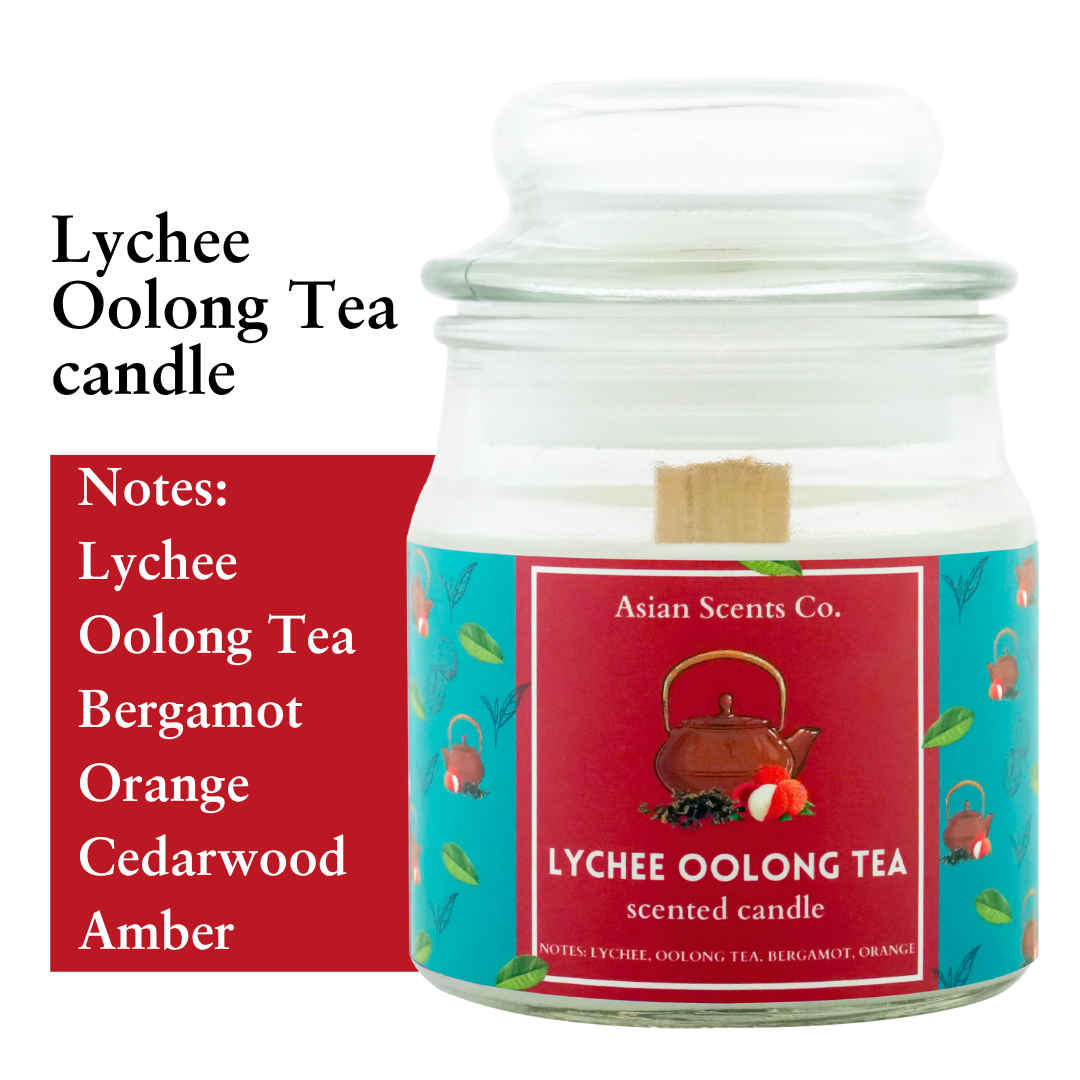 Lychee Oolong Tea Travel Candle