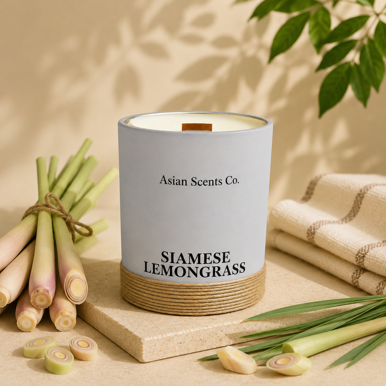 Siamese Lemongrass scented candle
