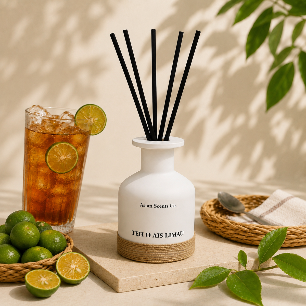Teh O' Ais Limau reed diffuser