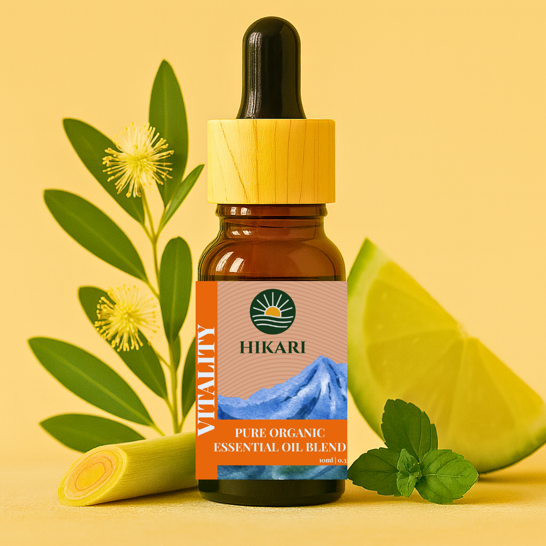 HIKARI Vitality Essential Oil Blend 10ml – 100% Pure Essential Oil