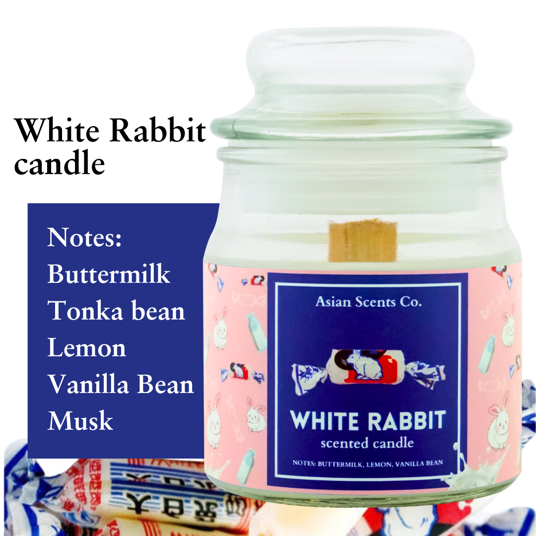 White Rabbit Candy Travel Candle