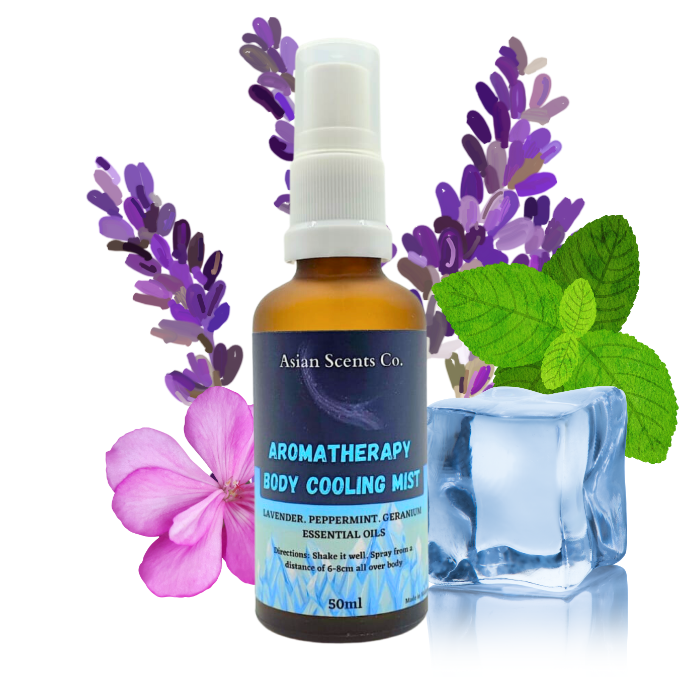 Aromatherapy Body Cooling Mist (NIGHT) - 50ml