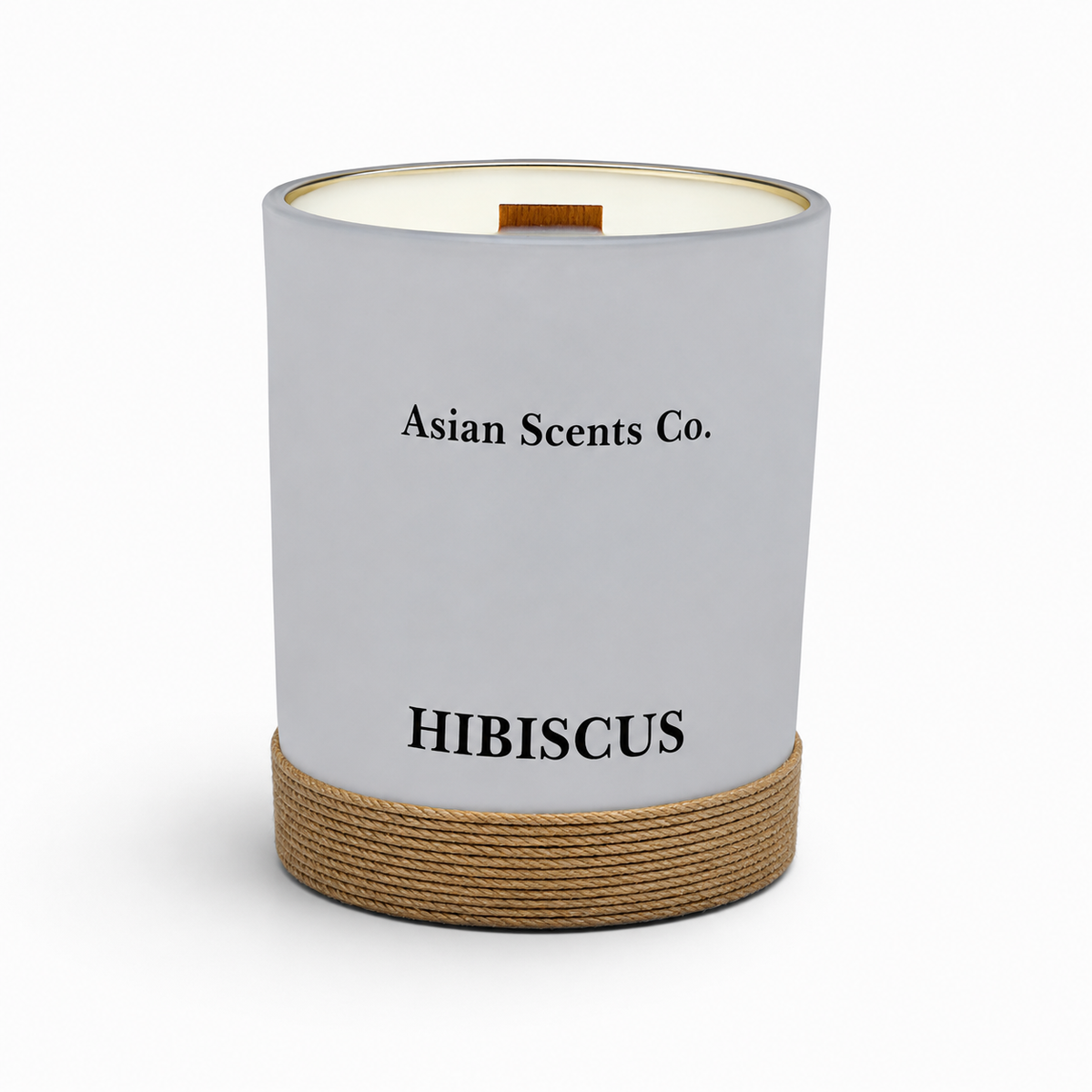 Hibiscus scented candle