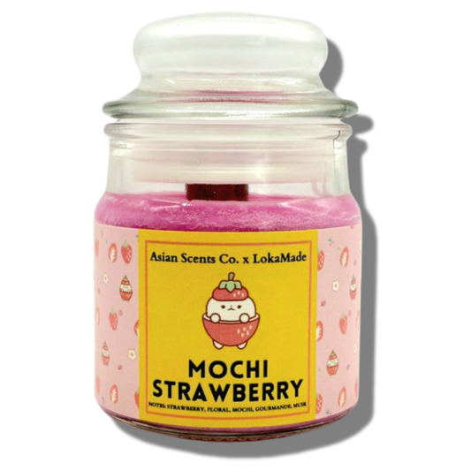 Mochi Strawberry Travel candle [ASC x LokaMade]