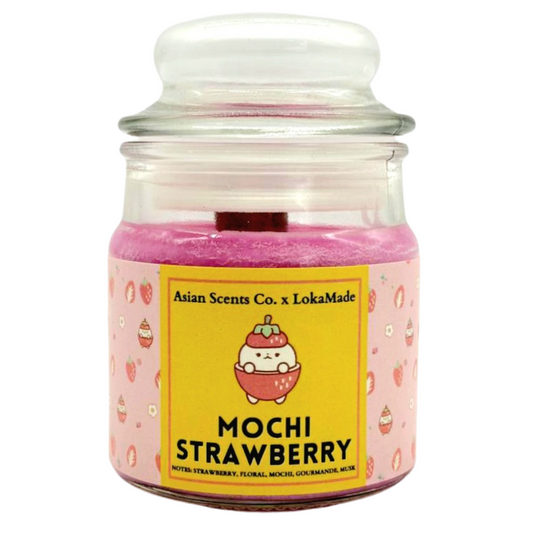 Mochi Strawberry - Travel candle "ASC x LokaMade"