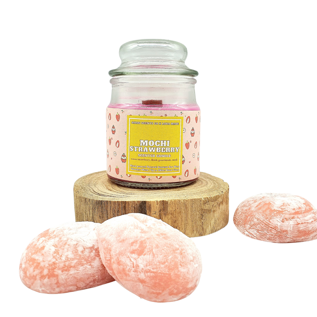 Mochi Strawberry - Travel candle "ASC x LokaMade"
