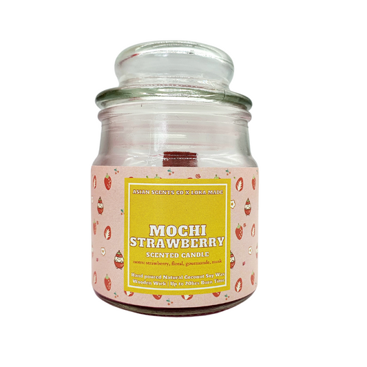Mochi Strawberry - Travel candle "ASC x LokaMade"