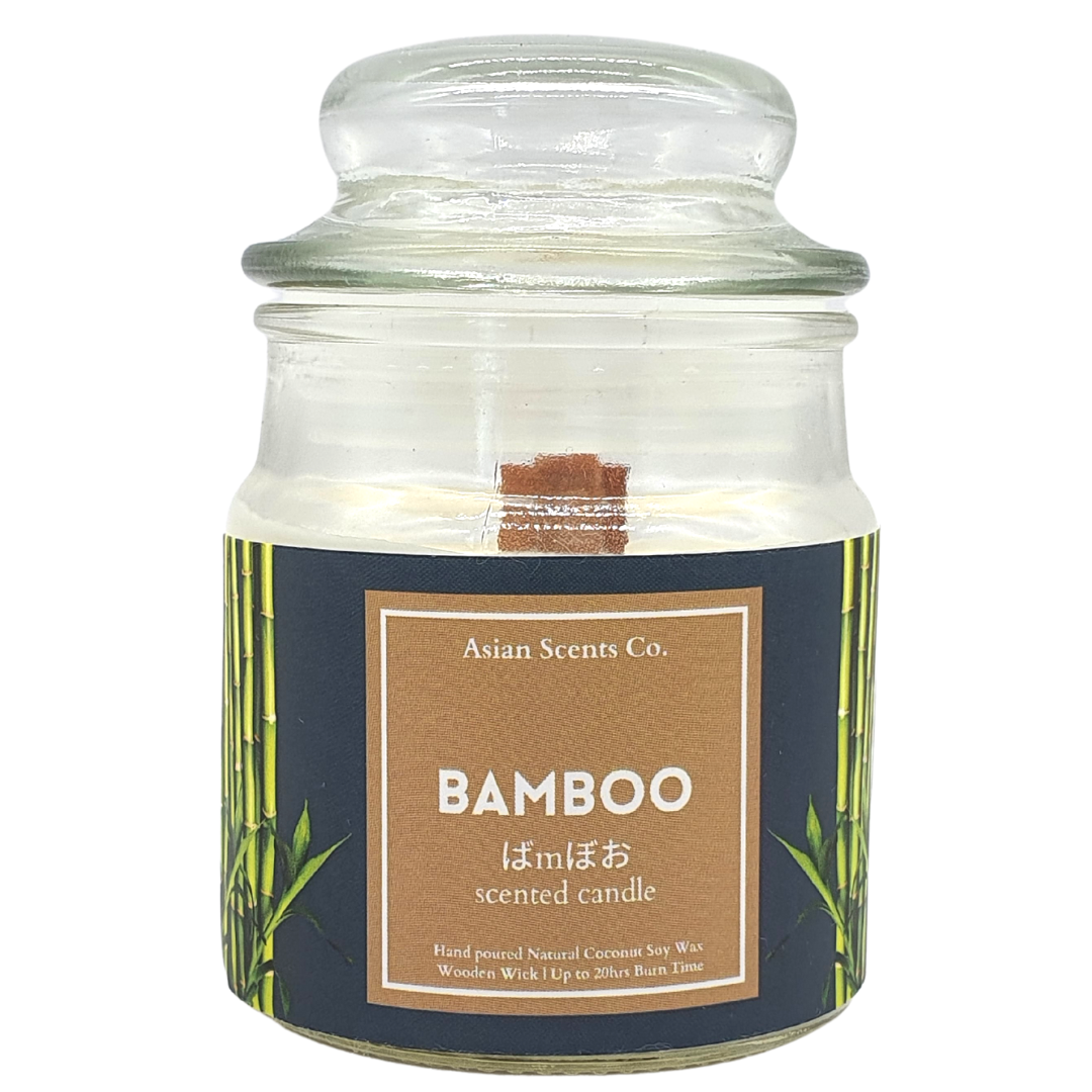 Bamboo scented candle - Travel size