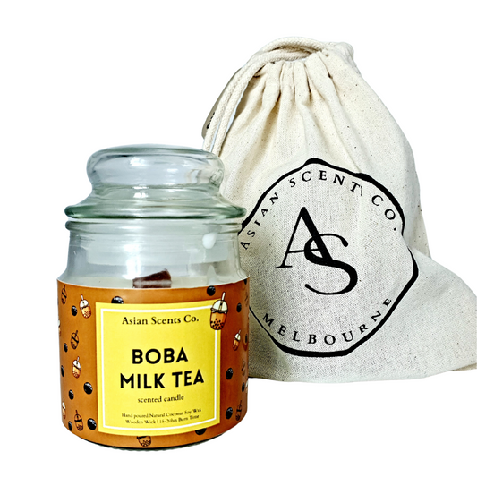Boba Milk Tea - Travel candle